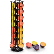 Colourtree Coffee Pods Holder Dispenser, Rack Holds 32 Capsules