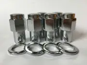 Fits Nissan - 24 Mag Wheel Nuts & Washers 12mm x 1.25