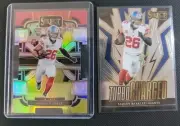 Saquon Barkley Panini Select Card Lot(2) Die-Cut & Turbocharged Insert NY Giants