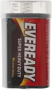 Eveready Super Heavy Duty 6V Carbon Zinc Lantern Battery