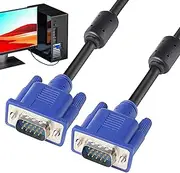 VGA to VGA Cable - Premium VGA Video Cable, Stable Signal Transmission | Monitor Cord VGA Cable for Computer, Laptop, Projector, Hd Monitor, TV Connection, Video Cable for Office Setup