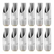 12 Pieces Pig Nozzle Nipple Drinker Stainless Steel 1/2" NPT Water Feeder for So