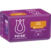 Poise Liners For Bladder Leaks Light 18 pack