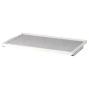 KOMPLEMENT pull-out tray with drawer mat, white/light grey, 100x58 cm