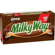 MILKY WAY Candy Milk Chocolate Bulk Pack, Share Size, 3.63 Oz Bar (Pack Of 24)