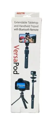 Sunpak Versapod Extendable/Tabletop/Handheld Tripod with Bluetooth Remote