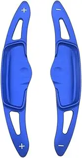 Yurefax for Kia, K5 DL3 3rd Gen GT 1.6 Turbo 2.0 2020 2021 2022 Car Steering Wheel Shifter Paddle Gear Extend Sticker Car Accessories Car Paddle Shifter(Blue)