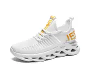 Men's Fashion Sneaker Non Slip Air Running Shoes - White