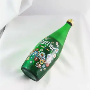 【PERRIER X TAKASHI MURAKAMI】村上隆 法國 沛綠雅 氣泡天然礦泉水 750ML 玻璃瓶 聯名