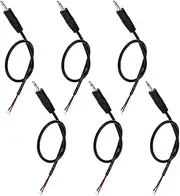 6Pcs 6ft 2.5mm Stereo Male Plug Jack Adapter Connector to Bare Wire Open End Audio Cable for Headphone Headset Cable Replacement