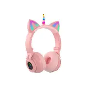 Unicorn Wireless Bluetooth Gaming Headset Stereo PC Headphone Microphone