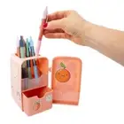 Retro-Fridge Pen & Pencil Holder Incl. Food Stickers Desktop & Office Acessory