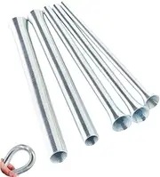 BRYHZKCM Spring Tube Benders Tubing Benders Spring for Pipe O.D.1/4, 5/16, 3/8, 1/2, 5/8 Inch Tube Bender Kit for Copper Aluminum Thin Wall Steel Tubing， 5 Pieces