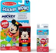 Melissa & Doug Sticker Wow! Mickey Bundle (Stamper w Book + Disney Refill Pack)