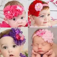 在飛比找momo購物網優惠-【橘魔法】嬰兒髮飾 花朵髮帶 髮帶 髮飾 寶寶髮帶 嬰兒 彌