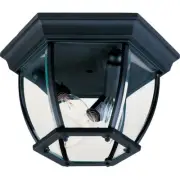 Maxim Lighting 3-Light Outdoor Ceiling Mount Black - 1029BK