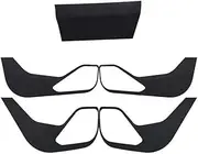 ATATNK Compatible for Geely Boyue Cool 2023 2024 2025 Car Inner Door Anti-Kick Pad Cover Sticker Glove Box Anti-Dirty Protective Anti-Collision(4 PCS for Black)
