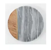 Gibson Laurie Gates Marble & Wood Trivet C310155