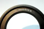 55mm Macro Reverse Adapter Ring for Canon EOS M M2 EF-M mount mirrorless cameras