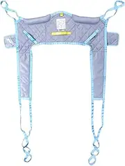 Patient Lift Toileting Sling, Full Body Commode Patient Lift Sling Divided Leg Shower Sling Reusable Patient Transfer Belt for Elderly Patients (Size : M)