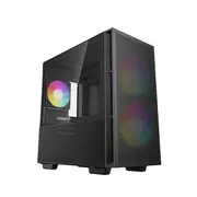 Deepcool Ch360 Black Micro Atx Case Tempered Glass Pre Installed Fans