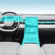 Car Interior Film Dashboard Piano Board Shift Center Console Anti-Scratch Transparent TPU Protection Film Accessories，for Geely Galaxy L6 X1 (Style A for RHD)