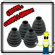 Set of 4 Front Inner Outer CV Axle Shaft Boot Kit for Acura TSX 2004-2014