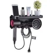 Magnetic Hair Dryer Holder Dyson Air Vent Wall Mount Rack Punchless