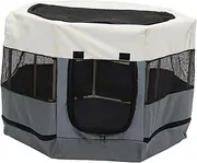 HOLIDYOYO Pet Sleeping House Octagonal Cat Hideout Nest with Durable Oxford Indoor Outdoor Use Compact Pet Playpen for