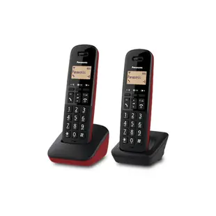 Panasonic 國際牌 DECT數位無線電話 KX-TGB312TW 紅色