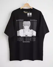 Chainsaw Man Devil Hunter Makima Uniqlo Oversized short sleeve T Shirt size XL
