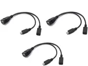 3-Pack OTG Cables Replacement for Fire-Stick 4K, Replacement for Amazon Fire-Tv,