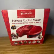 Sunbeam FPSBFCM40 Fortune Cookie Maker with instructions - New Open Box