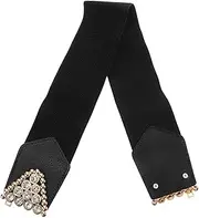 [TOVINANNA] Women Stretchy Wide Waist Belts for Dresses Vintage Elastic Fashion Waistband Comfortable Fit for Halloween Cosplay and Everyday Outfits for Jeans and Dress Pants