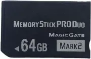 MS 64GB Memory Stick Pro Duo MARK2 for PSP 1000 2000 3000 Accessories/Camera