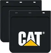 Sperling Genuine Caterpillar CAT Car Mud Flaps Pair for 4x4 4WD Ute, 28 x 28 cm