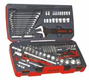 Teng TM127 - 127 Piece 1/4" & 3/8" Drive Tool Set Metric/AF