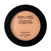BYS Two-Way Cake Foundation - 7g, Medium Beige