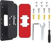 Nixiara Doorbell Camera Mount, Apartment Ring Doorbell Mount, Aluminium Alloy Adjustable Adhesive Doorbell Clamp, Sturdy Mounting Bracket, Non Block Sensor Holder