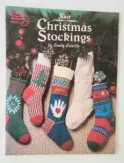 AMERICAN SCHOOL OF NEEDLEWORK KNIT CHRISTMAS STOCKINGS PATTERN BOOKLET