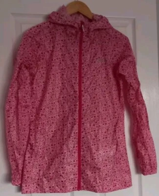 REGATTA "Pack It Jacket" UK 8 Pink Waterproof Breathable Zipped New With Tags