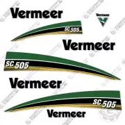 Fits Vermeer SC505 Stump Grinder Decal Kit (Curved) - CUSTOM STYLE!