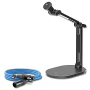 Rode DS2 Desktop Studio Arm for Microphones with Rode XLR Cable (10' Blue)