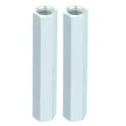 2pcs M8 * 66 Nut Hex Hexagonal Sleeve Nut Standoff Threaded Fasteners Tool.