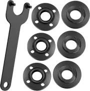 7PCS Angle Grinder Nut Angle Grinder Flange Wrench,5/8-11 Flange Metal Lock Nut,