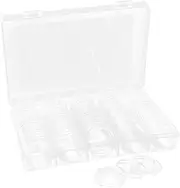 DOITOOL 1 Set Coin Organizers Box with Inner Padding for Coin Collection Storage for Serious Collectors