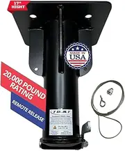 Goose Neck Adapter Hitch 5th Wheel Trailer Remote Release 17"