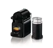 NEW - DeLonghi - Inissia Capsule Coffee Machine with Aeroccino Black - RRP$249