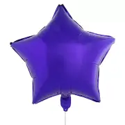 Fun Express Mylar Balloon Purple Star 18"