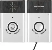 Liukouu 2.4GHz Wireless Intercom System Doorbell - Portable & Dual Way